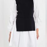 English Factory -MIXED MEDIA POPLIN MINI DRESS Photo 1