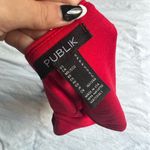 Publik red crop top with bow ties Photo 1