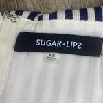 Sugar and L!ps Womens (Sugar Lips) Blue/White Stripe Romper - XS Photo 6