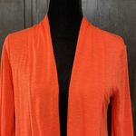 it's our time It’s orange butterfly open jacket. Size Medium Photo 3