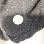 Lululemon Hoodie Womens Size 6 Solid Black Full Zip Jacket Thick Pockets Ruffle Photo 3