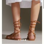 Pilcro Pilco Anthropologie NWOT Tie-Up Strappy Sandals Leather Size 7 Photo 3