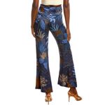 Farm Rio NWT  Flare Pants Night Jungle Navy Blue XL Photo 1