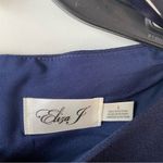 Eliza J  Pleated Sleeve Sheath Dress Navy Blue 2 Photo 2