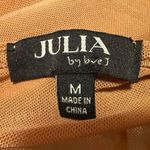 Julia By Love J Open Front Knee Length Sheer Cardigan Mocha Tan Size Medium Photo 6