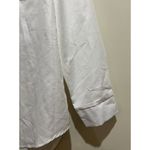 SheIn Oversized Button Up White Top ~ Size Medium Photo 1