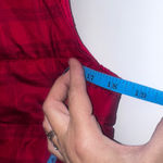 Maurice's Vintage  Red Puffer Quilted Vest Women's Small Medium Photo 7