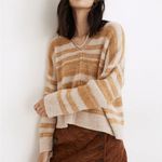 Madewell NEW Space-Dyed Staley V-Neck Pullover Sweater, size XL Photo 16