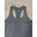 Lululemon Swiftly Tech Racerback Tank Top Slim Fit Running Heather Black Gray 6 Photo 4