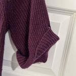 Loft  Short Sleeve Ribbed Sweater Purple Size S Photo 6