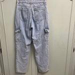 Sincerely Jules Cargo Jeans Size 3 Sz 25 Light Wash Denim Blue Photo 1