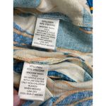 Anthropologie Calligraphie matching linen blend set, size large Blue Photo 4