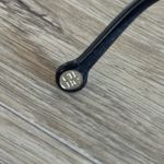 Carolina Herrera  Eyeglass Cat Eye Frames Black Gold‎ Tone Metal Full Rim Optical Photo 6