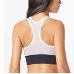 Nike  Black Rose Pink Cropped Sport Athletic Bra Top NEW S Photo 3