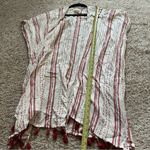 Francesca’s Robe Womens One Size Striped Kimono Wrap Open Front Boho Cardigan Photo 3
