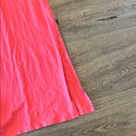 Z Supply  slub ruffle coral Sheath Maxi‎ Dress ruffle Sleeve wide slits medium Photo 6