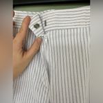 Talbots Talbot’s Heritage Dress Pant Trouser White Pinstripe Size 14 Office Formal NWOT Photo 2