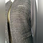 Chico's Metallic Mix Tweed Open Front Blazer (813) Photo 5