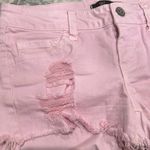 Klique B  Pink Cut-off Distressed Shorts  Photo 3