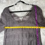Joie  Brea Lace Dress in Storm Gray Size Medium Photo 10