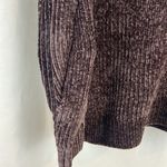 Calia by Carrie Underwood Deep Purple Chenille Peek Sleeve Sweater Size Medium Photo 7