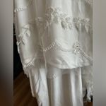 Theia Couture matilda wedding dress mermaid plunging illusion beaded 0 White Photo 5