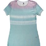 K Swiss Tennis & Pickleball Set Pleated Crew Top & Flounce Skirt Ombre Coastal S Purple Photo 1