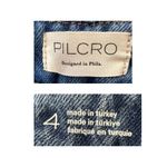 Anthropologie Pilcro Blue Jean Skirt Size 4 Front Button Pleaded Pockets… Photo 11
