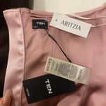 Aritzia Ten Castle Satin Bustier in clouded pink rose Brumeux in axe Photo 5