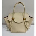 Proenza Schouler Pipe Leather Top-Handle Tote Bag Cream Women's Large Photo 2