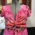 Vintage Y2K Zoey Beth Pink Floral Knot Photo 2