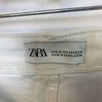 ZARA White Denim High Waisted Shorts Photo 2