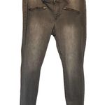 CAbi  Gray Zip Pocket Skinny Jeans Style # 5167 - size 12 Photo 0