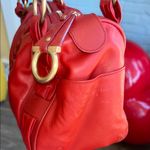 Salvatore Ferragamo  Red Leather Shoulder Bag Photo 4