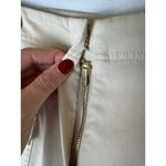 St. John  Sport Pants Women 6 Ivory Cotton Cropped Zippered‎ Hem Trousers Luxury Photo 9