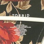 Torrid  Plus Size 1X Rose Printed Floral‎ Active Athletic Sports Bra Photo 2