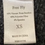 Free Fly Bamboo Lightweight Fleece Pullover Hoodie size XS Black Photo 6