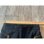 EXPRESS  Skinny Pants Trousers Black size 2 Mid Rise Zippers Moto Y2K 90s Stretch Photo 3