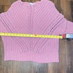 Current Air  Textured Knit Sweater in Dusty Pink Photo 7