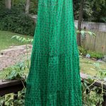 Ba&sh  Green Patterned Maxi Dress Photo 0