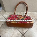Patricia Nash  Rienzo Satchel Heritage Print
Brown & Floral Leather Dust bag EUC Photo 4