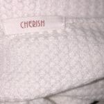 Cherish  white waffle knit top size medium Photo 5