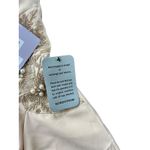 JS Collection Ashley Draped Column Gown Champagne Beaded Formal Dress Sz 12 NWT Gold Photo 11