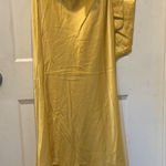 NWT Commense STUNNING Elegant Yellow maxi gown. With tie belt. Size M Size M Photo 0