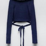 ZARA NWT FAUX FUR LAPEL COLLAR KNIT CARDIGAN Photo 11