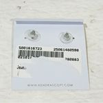 Kendra Scott  Tessa Dichroic Stud Earrings Gunmetal Tone Jewelry NEW Photo 2