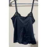 Vassarette VTG 90s Y2K Black Nylon Camisole Lace trim sz 32/S  USA fairy cami Photo 2