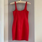 by the way. cici square neck mini dress Red Photo 7