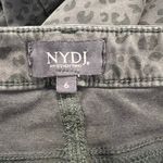 NYDJ Women’s Ami Skinny Leopard Cropped Pants Size 6 Photo 4