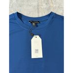 Universal Standard NWT  Size 4XS (00-0) Loose Top Royal Blue Pansy‎ Crew Neck Photo 3